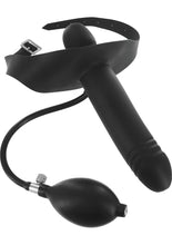 Load image into Gallery viewer, Master Series Inflatable Dildo Gag Black