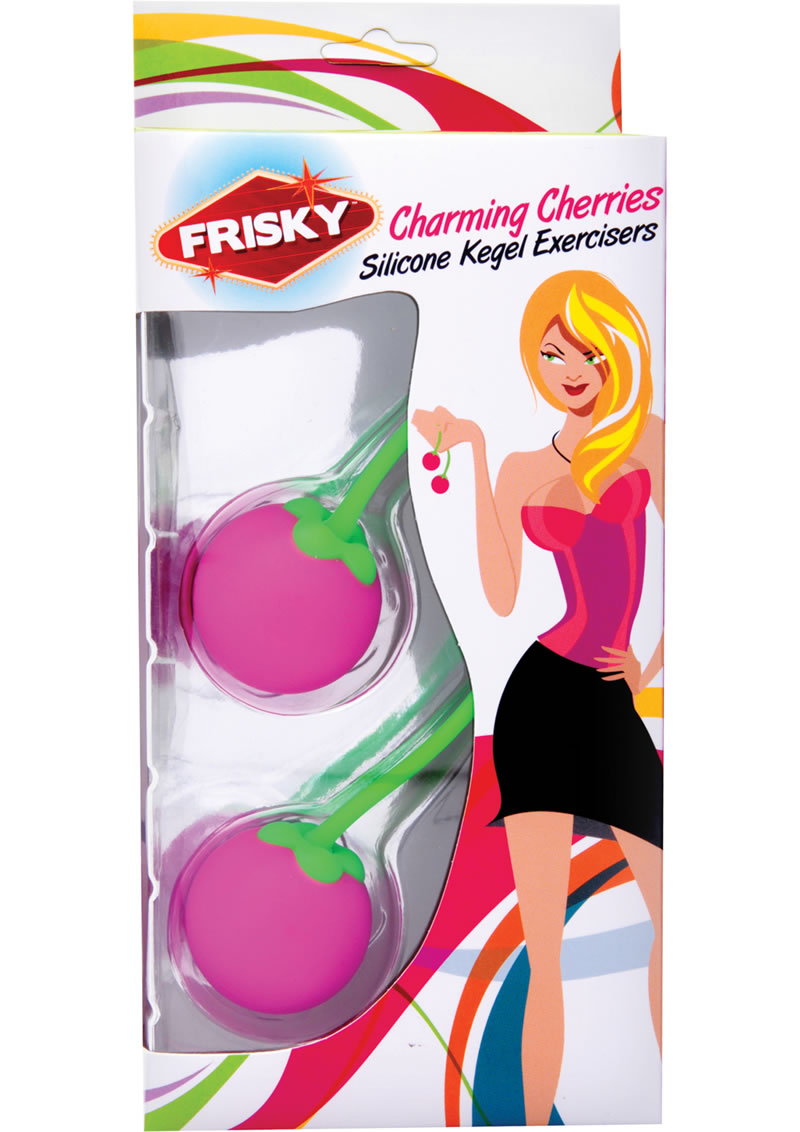 Frisky Charming Cherries Silicone Kegel Balls