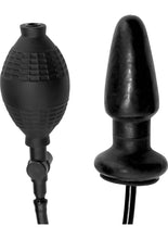 Load image into Gallery viewer, Master Series Expand Inflatable Anal Plug Black 3.5 Inches