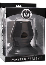 Load image into Gallery viewer, Master Series Excavate Tunnel Anal Plug Black  4.25 Inches