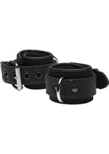 Load image into Gallery viewer, Master Series Neoprene Buckle Cuffs Black