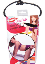 Load image into Gallery viewer, Frisky Ass Up Doggy Style Position Strap Black