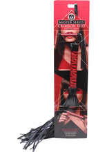 Load image into Gallery viewer, Master Series Embossed Flogger Red 20 Inches