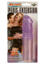 Load image into Gallery viewer, Mega Stretch Silicone Penis Extension 6.5 Inch Purple