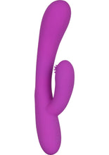 Load image into Gallery viewer, Embrace Silicone Massaging G Tickler USB Rechargeable Waterproof Purple 5.25 Inch