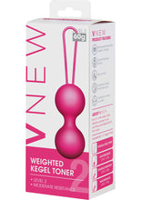 Load image into Gallery viewer, Vnew Weighted Kegel Toner Level 2 Silicone Balls Pink 2 Ounce