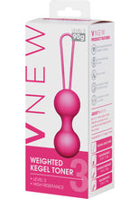 Load image into Gallery viewer, Vnew Weighted Kegel Toner Level 3 Silicone Balls Pink 3.2 Ounce
