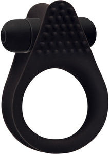 Bullet Ring Silicone Vibrating Ring Black