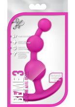 Load image into Gallery viewer, Luxe Be Me 3 Anal Silicone Fuchsia