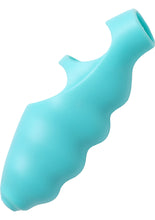 Load image into Gallery viewer, Frisky Ripples Finger Bang`her Vibe Silicone Teal