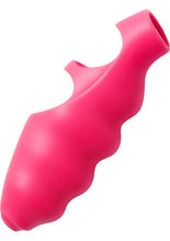 Load image into Gallery viewer, Frisky Ripples Finger Bang`her Vibe Silicone Pink