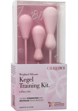 Load image into Gallery viewer, Inspire Weighted Silicone Kegel Training Kit 3 Piece Set Pink
