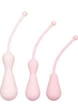 Load image into Gallery viewer, Inspire Weighted Silicone Kegel Training Kit 3 Piece Set Pink
