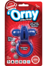 Load image into Gallery viewer, Orny Reuseable Ring Vibe Latex Free Waterproof Blue