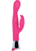 Load image into Gallery viewer, Adam and Eve G-Bunny Slim Silicone Waterproof Pink 8.75 Inch