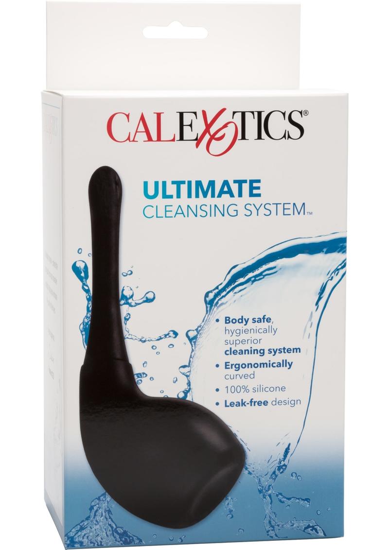 Ultimate Cleaning System Anal Douche Silicone Black