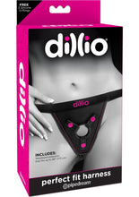 Load image into Gallery viewer, Dillio Perfect Fit Harness Black/Pink