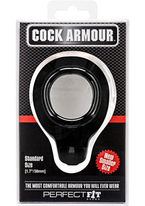 Perfect Fit Cock Armour Cock Ring Standard Black