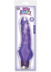 Jelly Rancher Vibrating Massager Waterproof Purple 8 Inch