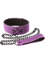 Load image into Gallery viewer, Lust Bondage Collar Purple And Black