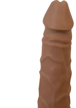 Load image into Gallery viewer, Real Skin Latin Big Boss Vibrator Brown 8 Inch