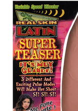 Load image into Gallery viewer, Real Skin Latin Super Teaser Realistic Vibrator Brown