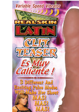 Load image into Gallery viewer, Real Skin Latin Clit Teaser Vibrator Es Muy Caliente Brown