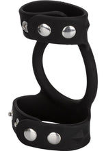 Load image into Gallery viewer, Silicone tri-Snap C and B Cage Black