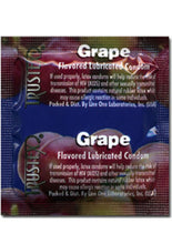 Load image into Gallery viewer, Trustex Grape Lubricated Reservoir Tip Flavored Latex Condom 3 Each Per Box