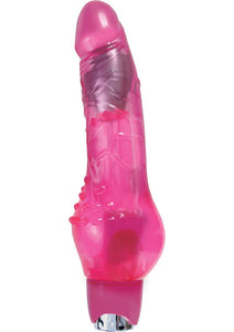 Jelly Rancher Vibrating Massager Waterproof Pink 8 Inch