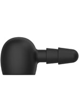 Load image into Gallery viewer, Kink Silicone Power Wand Attachement Vac U Lock Black 5.4 Inch