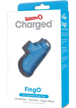 Load image into Gallery viewer, Charged Fing O Rechargeable Finger Mini Vibe Waterproof Blue