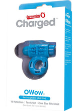 Load image into Gallery viewer, Charged OWow Rechargeable Vibe Ring Waterproof Blue