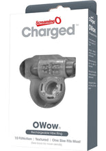 Load image into Gallery viewer, Charged OWow Rechargeable Vibe Ring Waterproof Grey