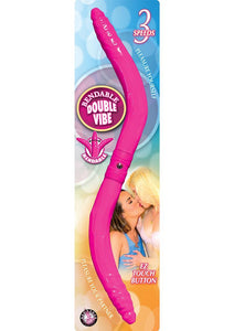 Bendable Double Vibe Dong Pink