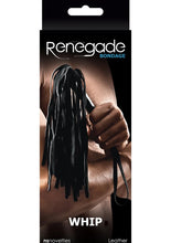 Load image into Gallery viewer, Renegade Bondage Leather Whip Black