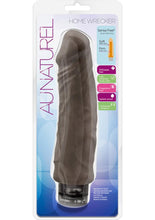 Load image into Gallery viewer, Au Naturel Home Wrecker Realistic Dildo Showerproof Brown 9.5 Inch