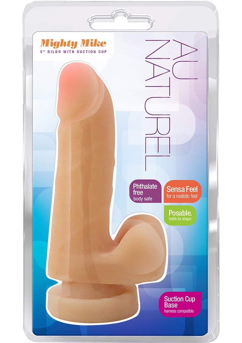 Au Naturel Mighty Mike Realistic Dong Beige 5 Inch