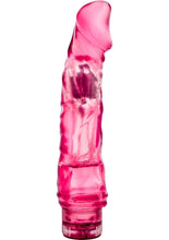 Load image into Gallery viewer, B Yours Vibe 06 Realistic Jelly Vibrator Waterproof Pink 9 Inch