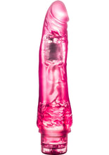 Load image into Gallery viewer, B Yours Vibe 07 Realistic Jelly Vibrator Waterproof Pink 8.5 Inch