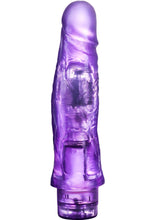 Load image into Gallery viewer, B Yours Vibe 14 Realistic Jelly Vibrator Waterproof Purple 8 Inch