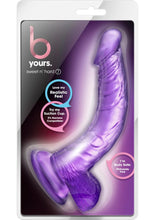Load image into Gallery viewer, B Yours Sweet N Hard 07 Realistic Dong With Balls Purple 8 Inch