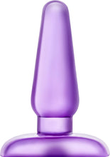 Load image into Gallery viewer, B Yours Eclipse Pleasure Medium Jelly Anal Plug Purple 4.7 Inches