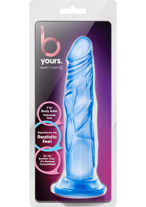 B Yours Sweet N Hard 05 Jelly Realistic Dong Blue 7.5 Inch