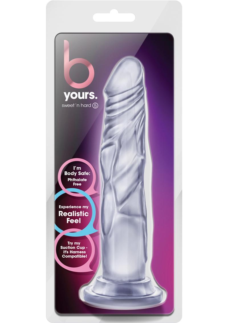 B Yours Sweet N Hard 05 Realistic Dong Clear 7.5 Inch