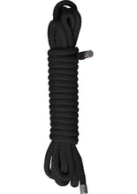 Load image into Gallery viewer, Ouch Japanese Soft Nylon Braded Rope Black 10 Meters/32.8 Feet