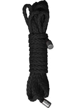 Load image into Gallery viewer, Ouch! Kinbaku Nylon Mini Rope Black 1.5 Meters