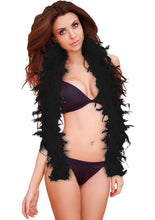 Load image into Gallery viewer, Ouch Seductive Feather Boa Black