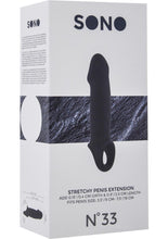 Load image into Gallery viewer, Sono No 33 Stretchy Penis Extension Black 6 Inch