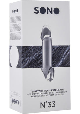 Sono No 33 Stretchy Penis Extension Clear 6 Inch